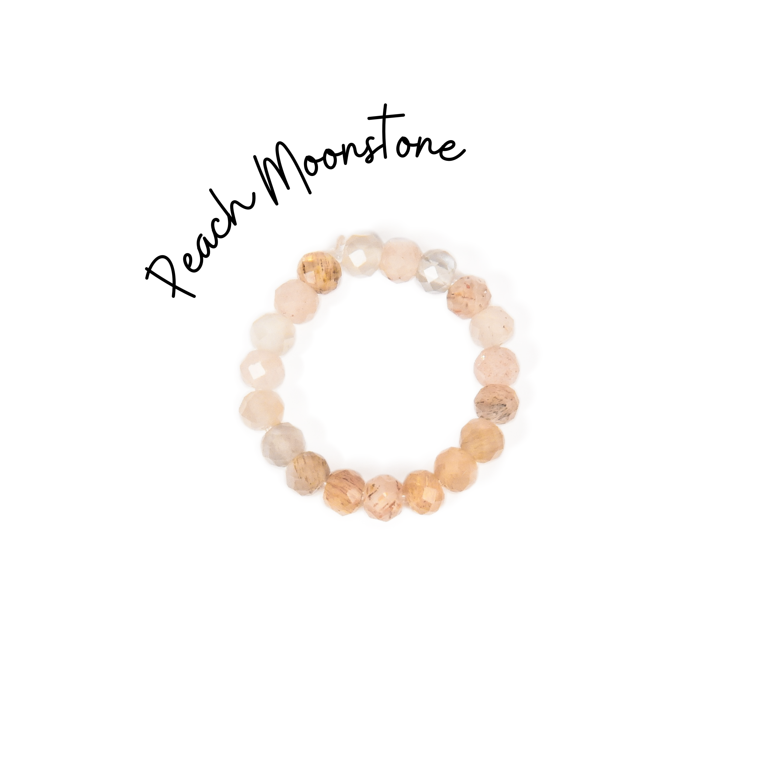 Peach Moonstone Ring