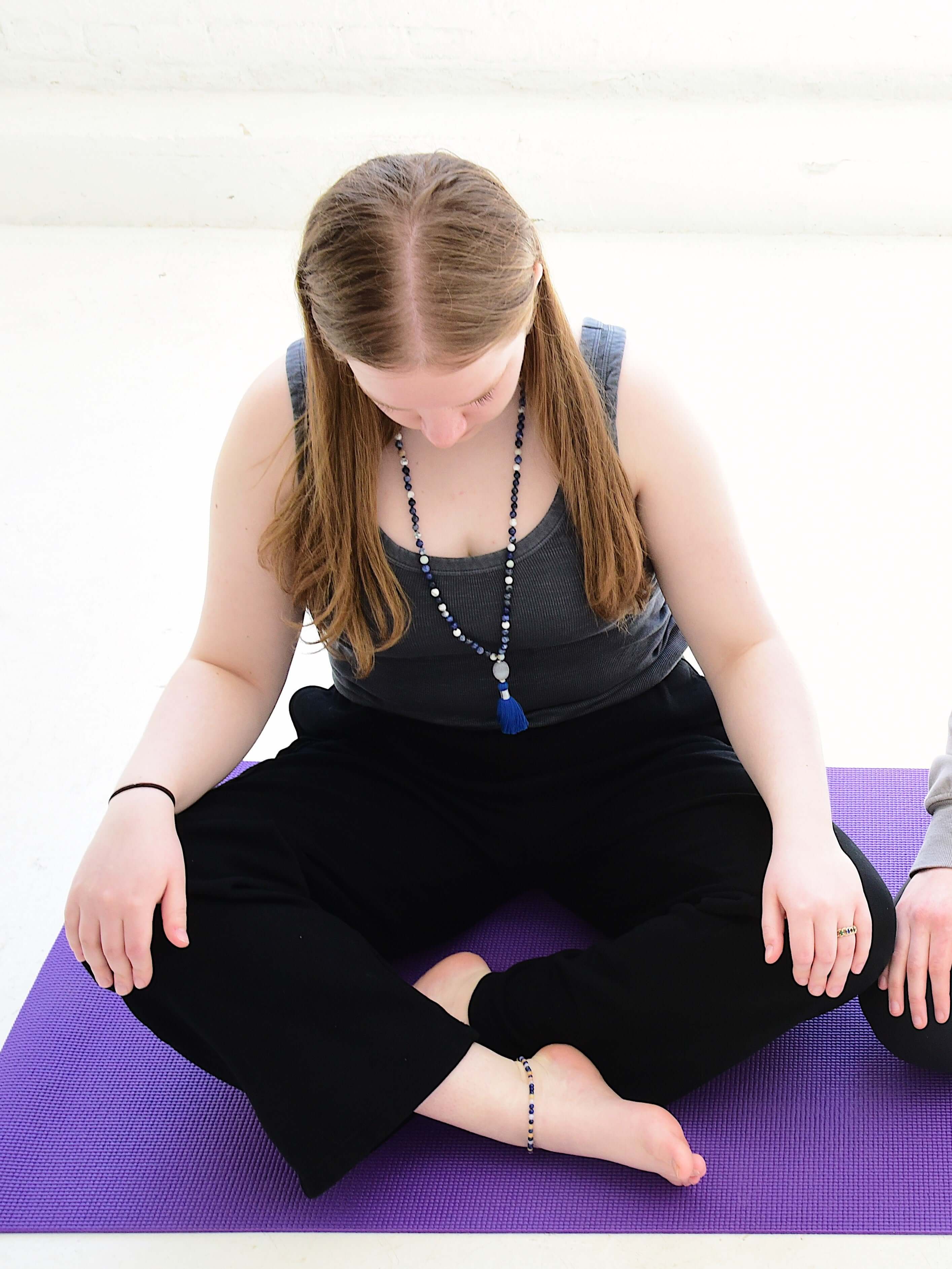Clear Communication Meditation Mala - Sodalite, Howlite, & Amazonite