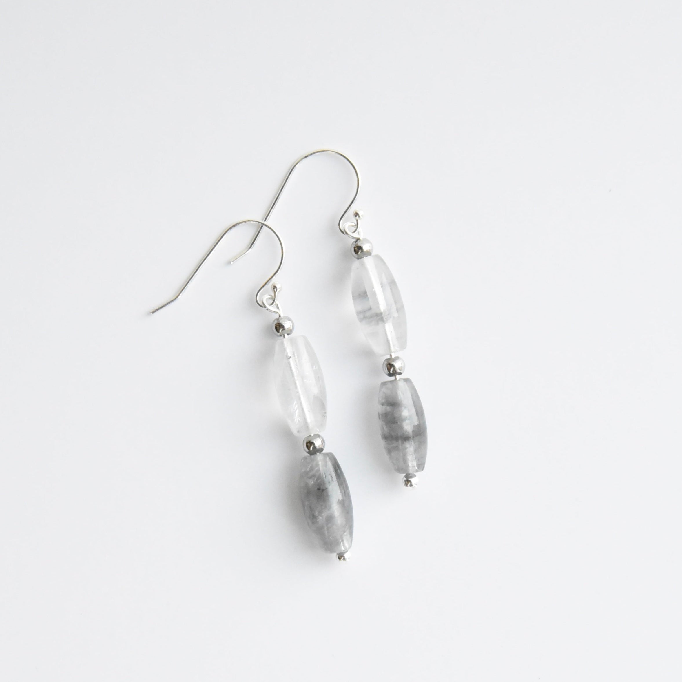 Cloud Quartz Earrings