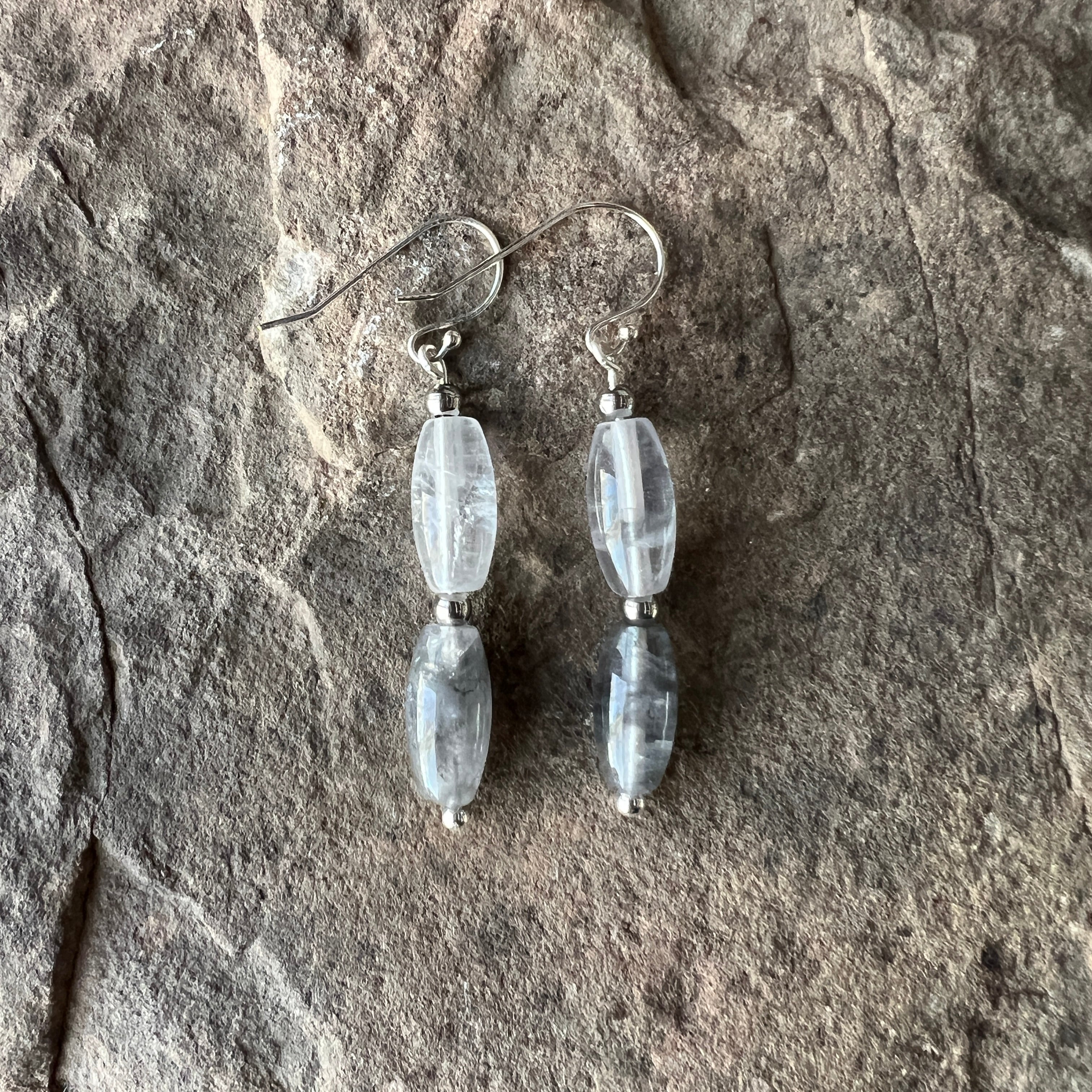 Cloud Quartz Earrings