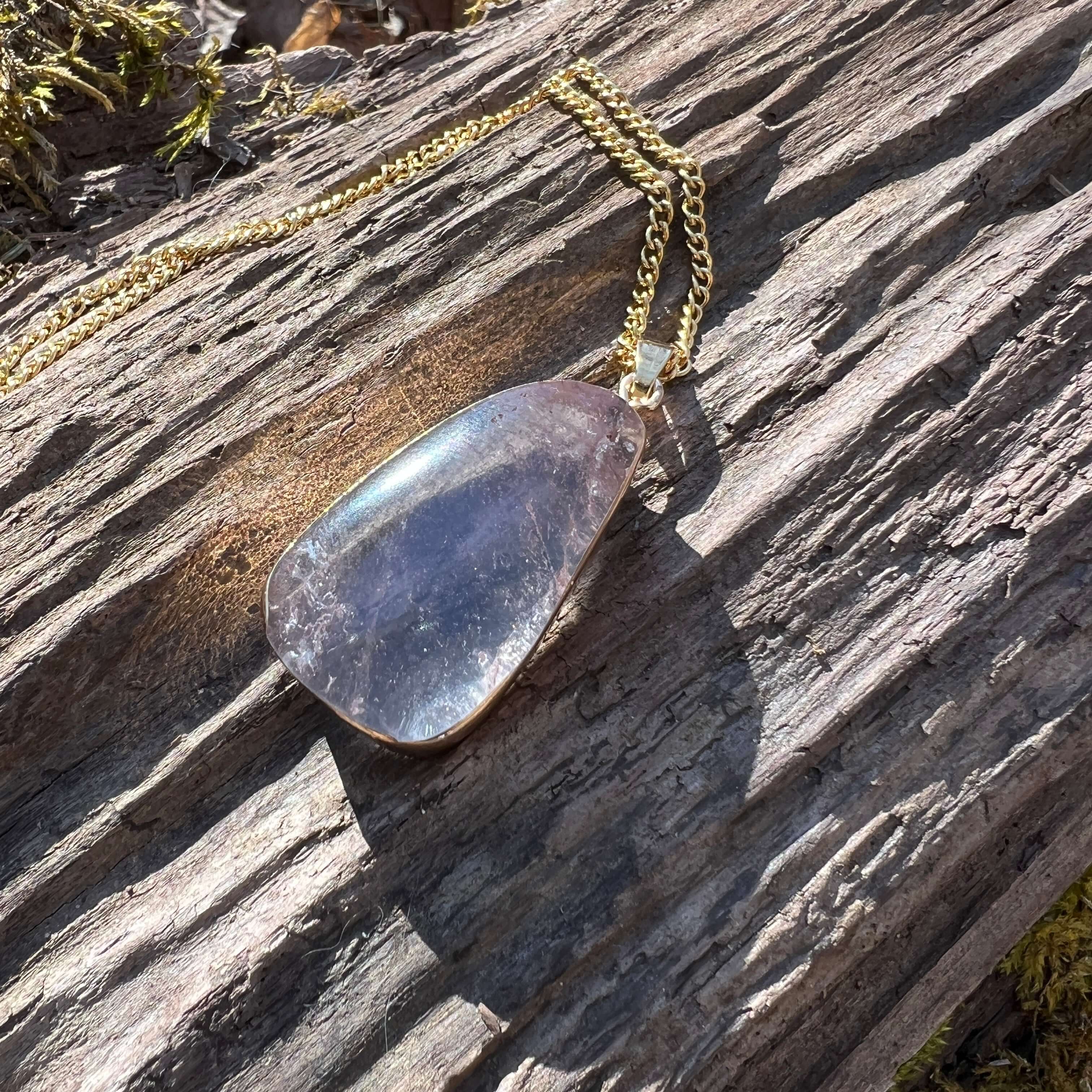 Rose Quartz Power Stone Necklace