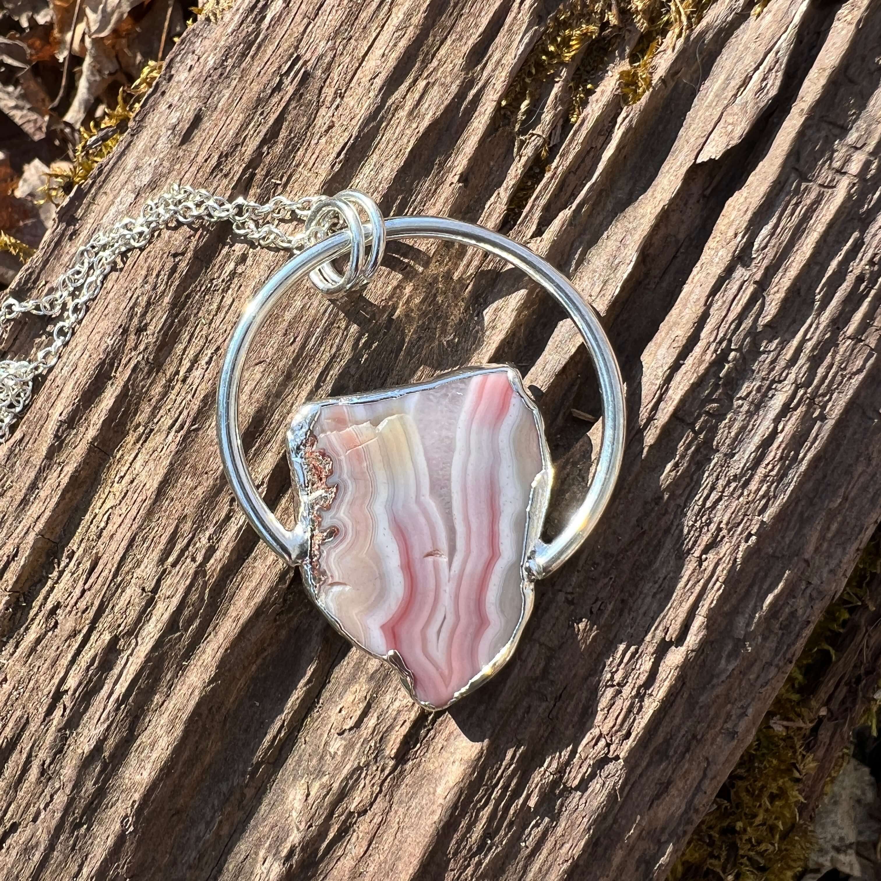 Moroccan Agate Power Stone Pendant