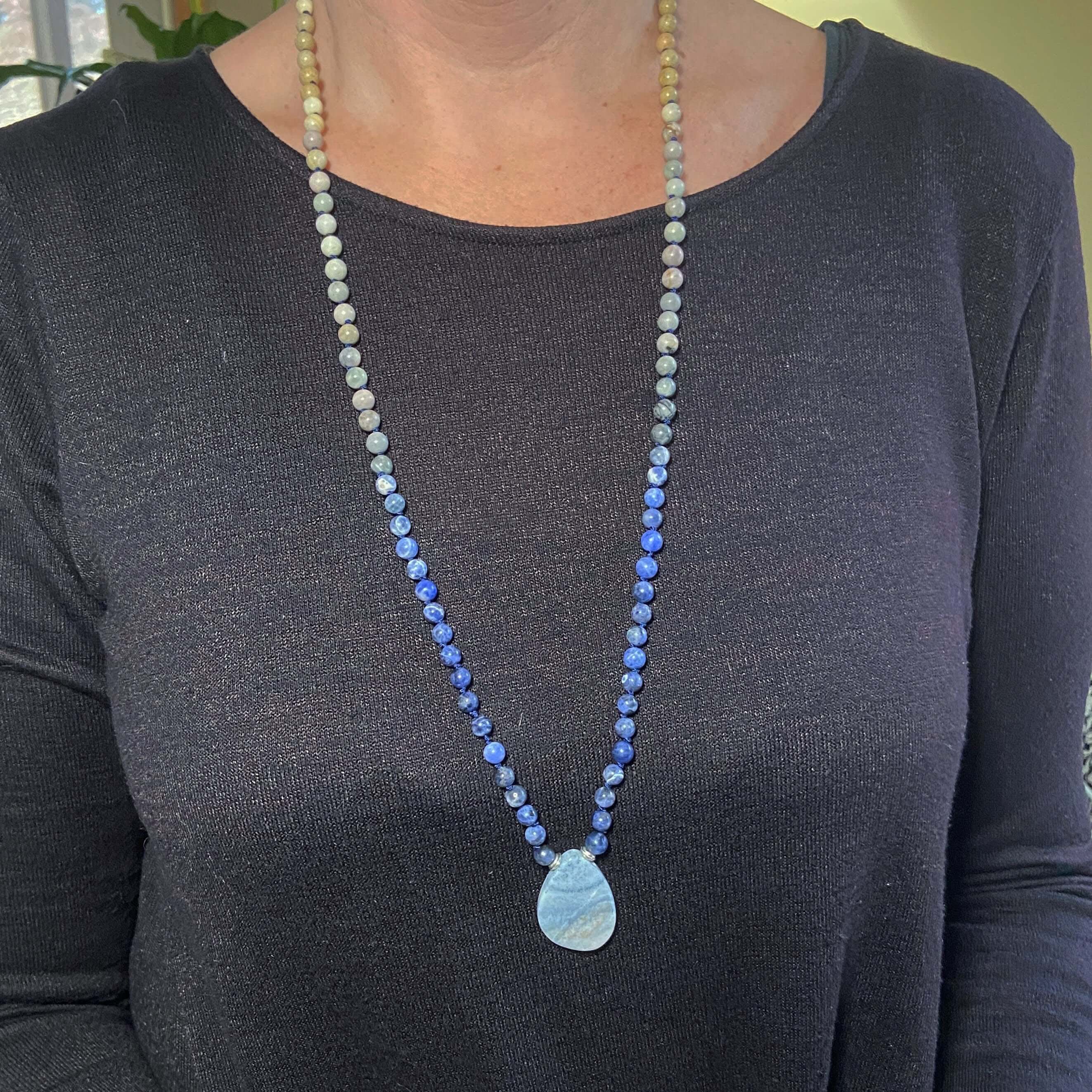Design Your Own Custom Mala Design and build your own custom piece of jewelry! Work with our designer to create a unique, one-of-a-kind mala necklace made from high-quality crystals and gemstones. Handmade with authentic crystals and gemstones in Minneapo