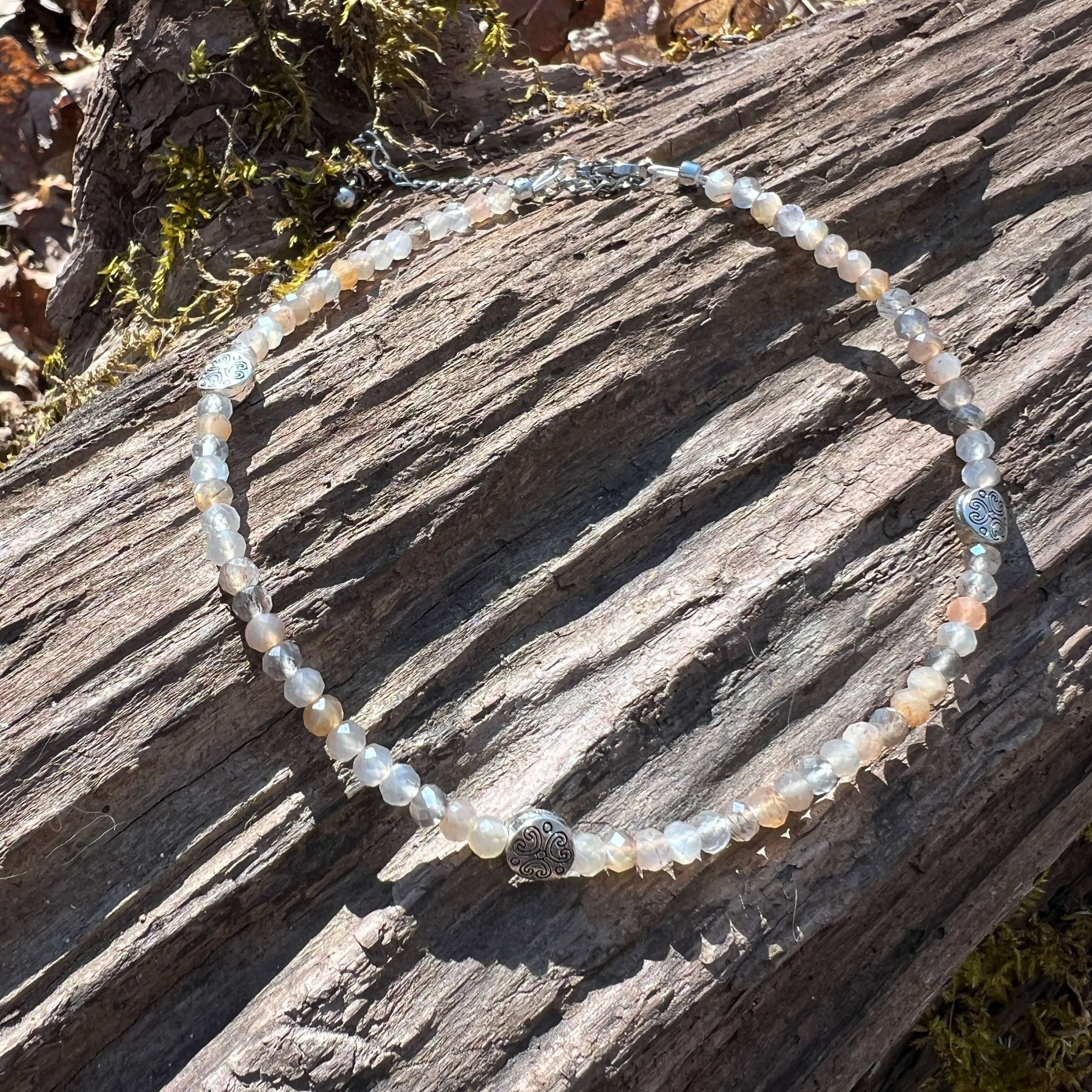 Moonstone Anklet