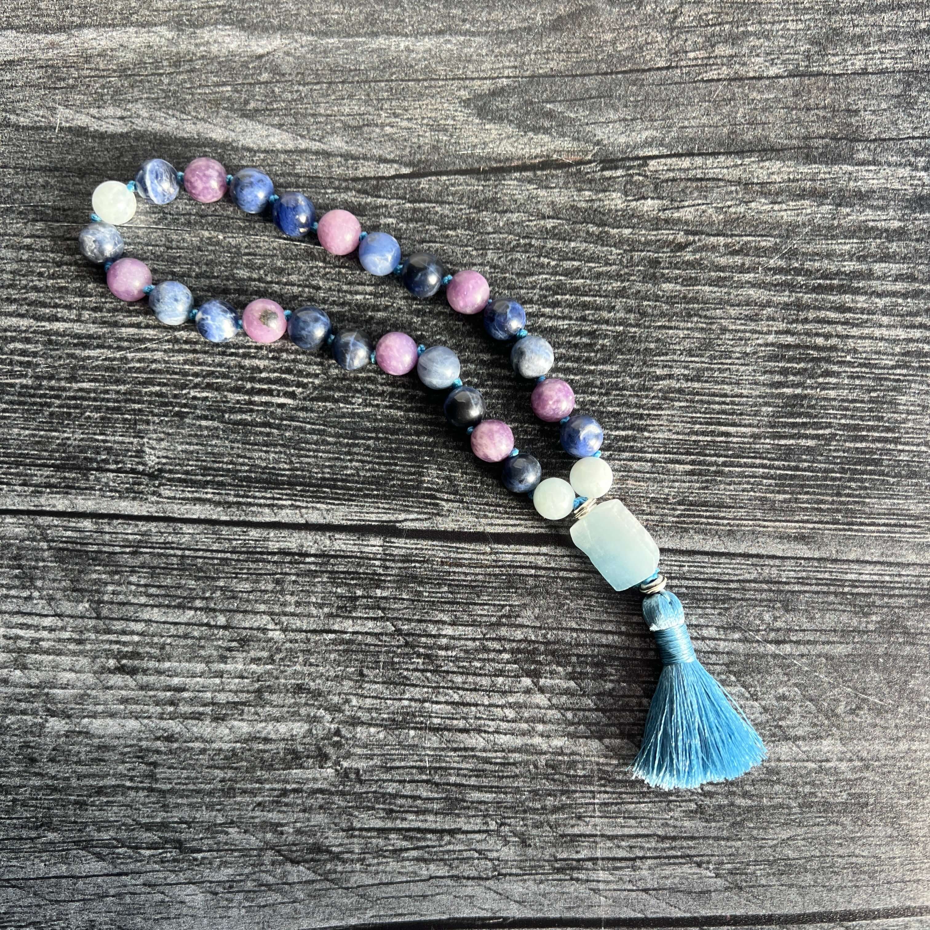 Throat Chakra Intention Bracelet