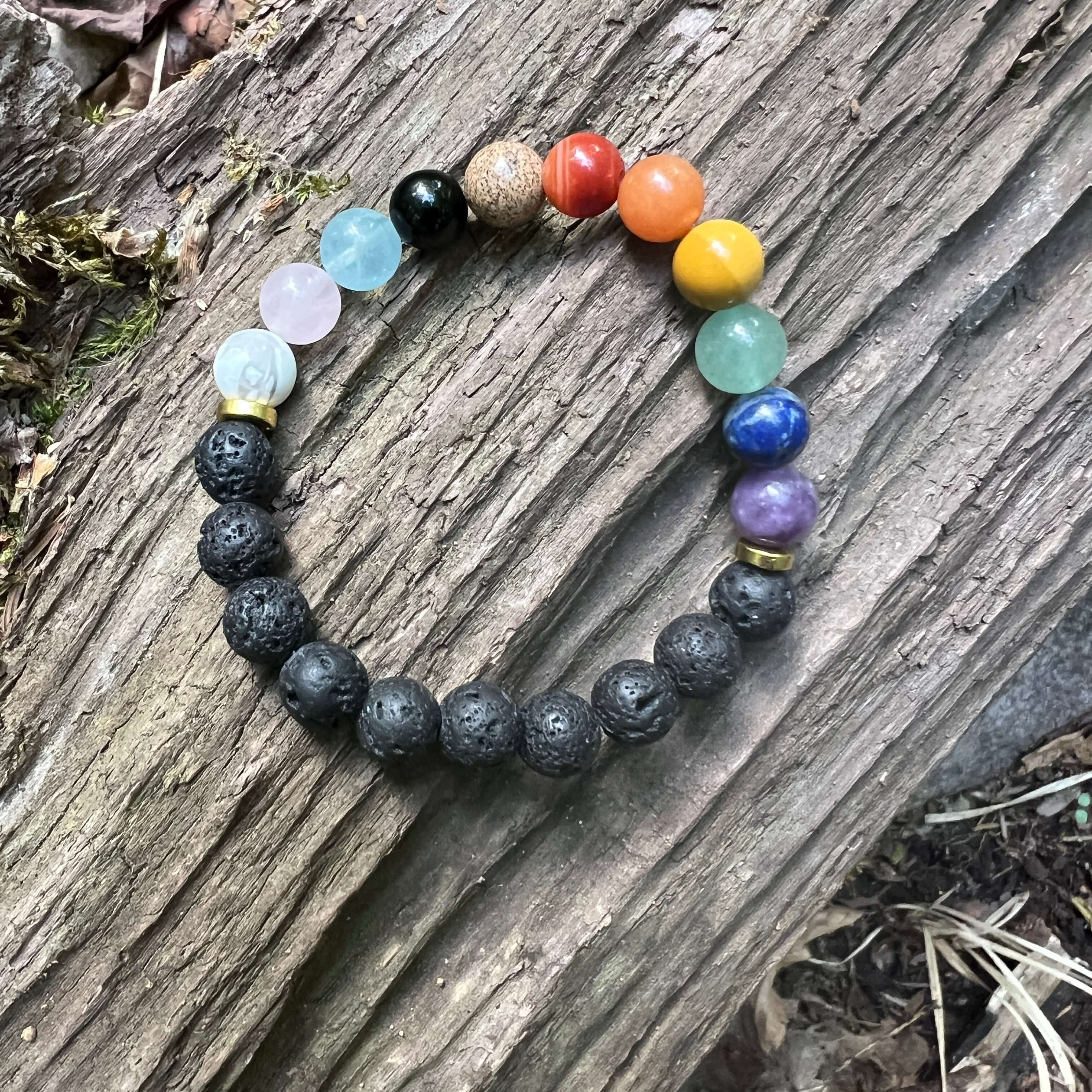 Pride Bracelet - LGBTQIA+ Support Natural Gemstone Bracelet
