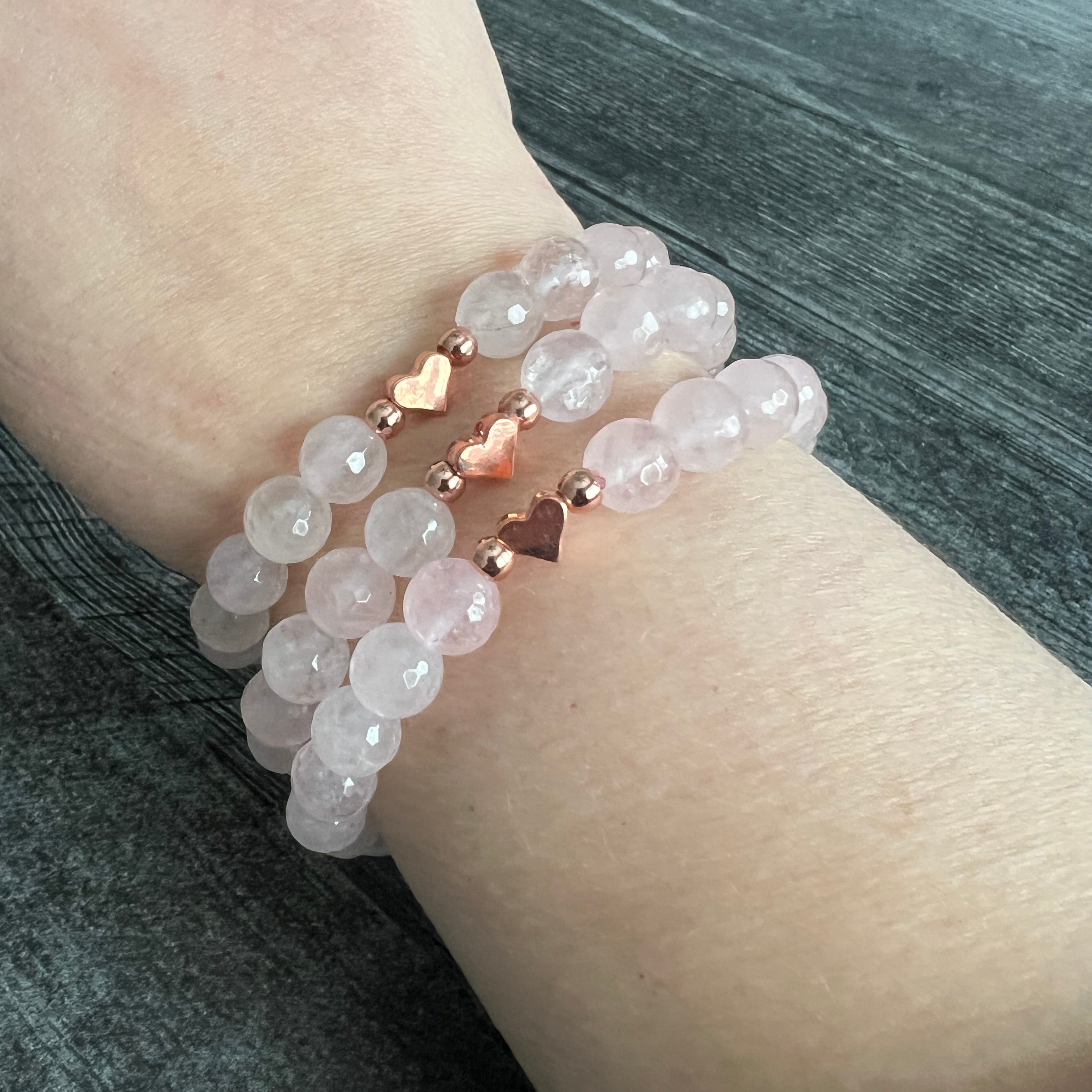Love is Love Rose Quartz Bracelet