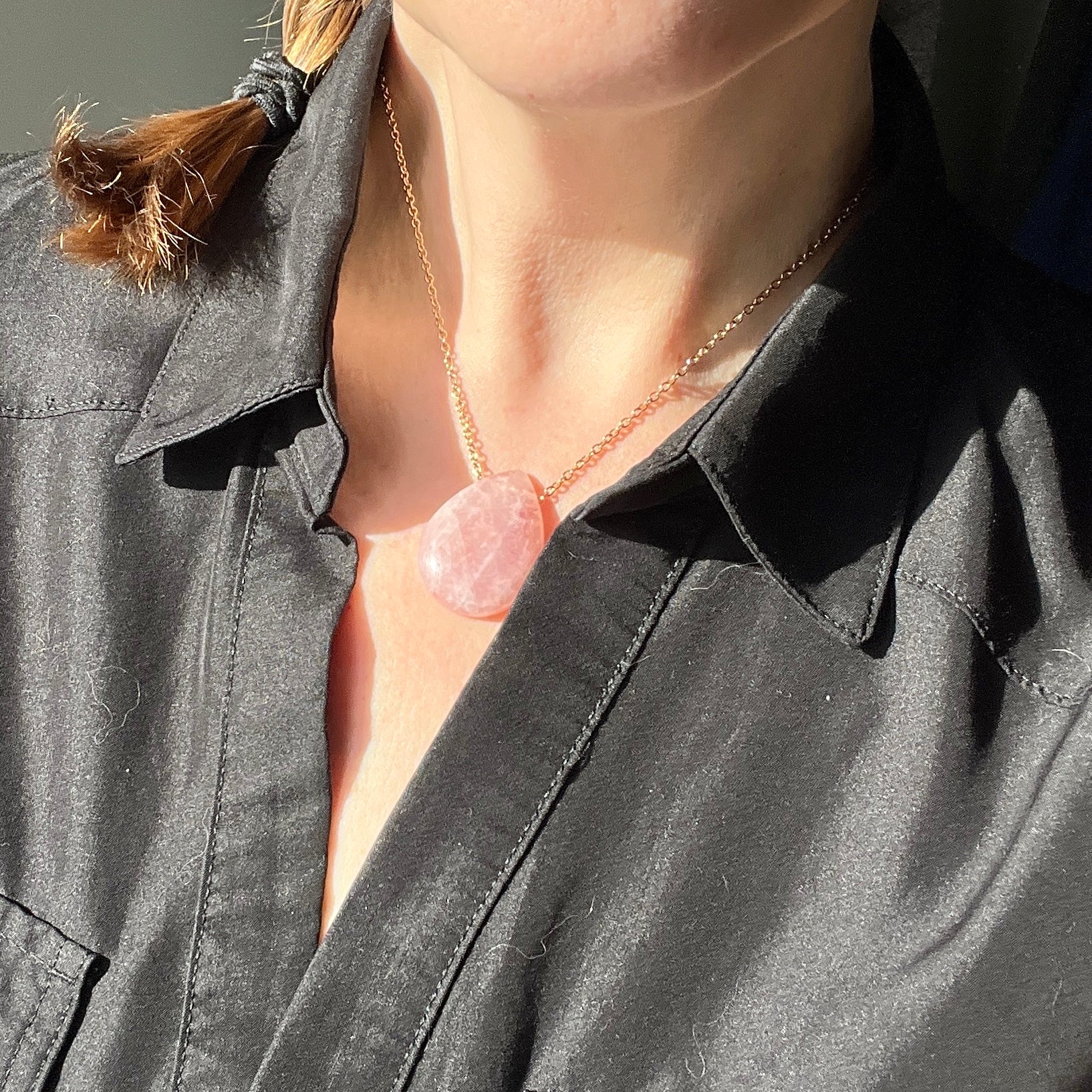 Madagascar Rose Quartz Necklace