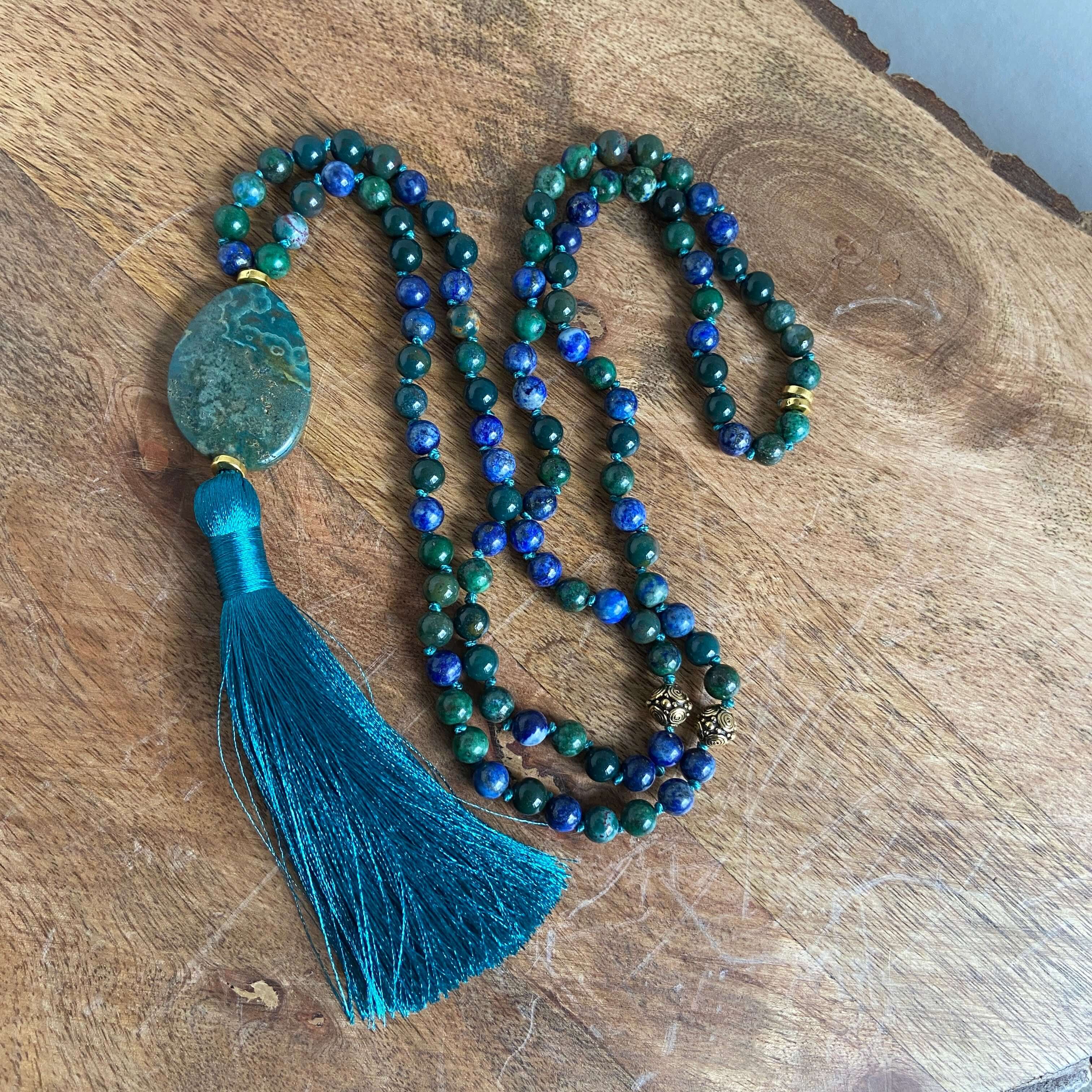 Design Your Own Custom Mala Design and build your own custom piece of jewelry! Work with our designer to create a unique, one-of-a-kind mala necklace made from high-quality crystals and gemstones. Handmade with authentic crystals and gemstones in Minneapo