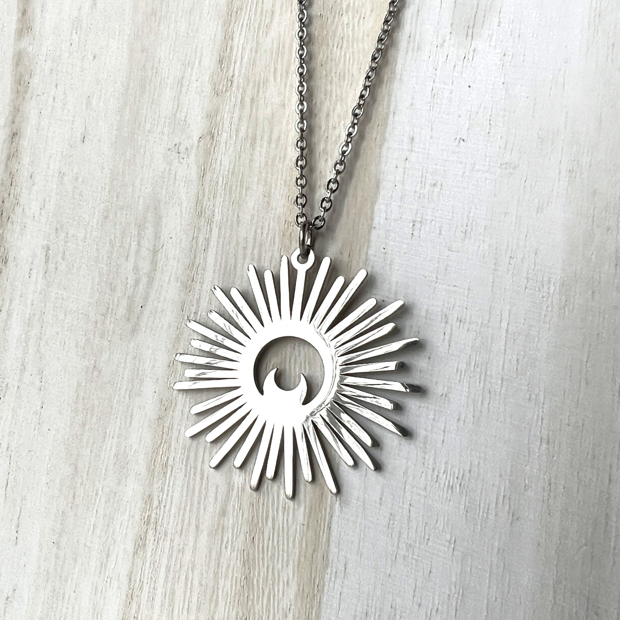 Lunar Nova Celestial Moon Necklace