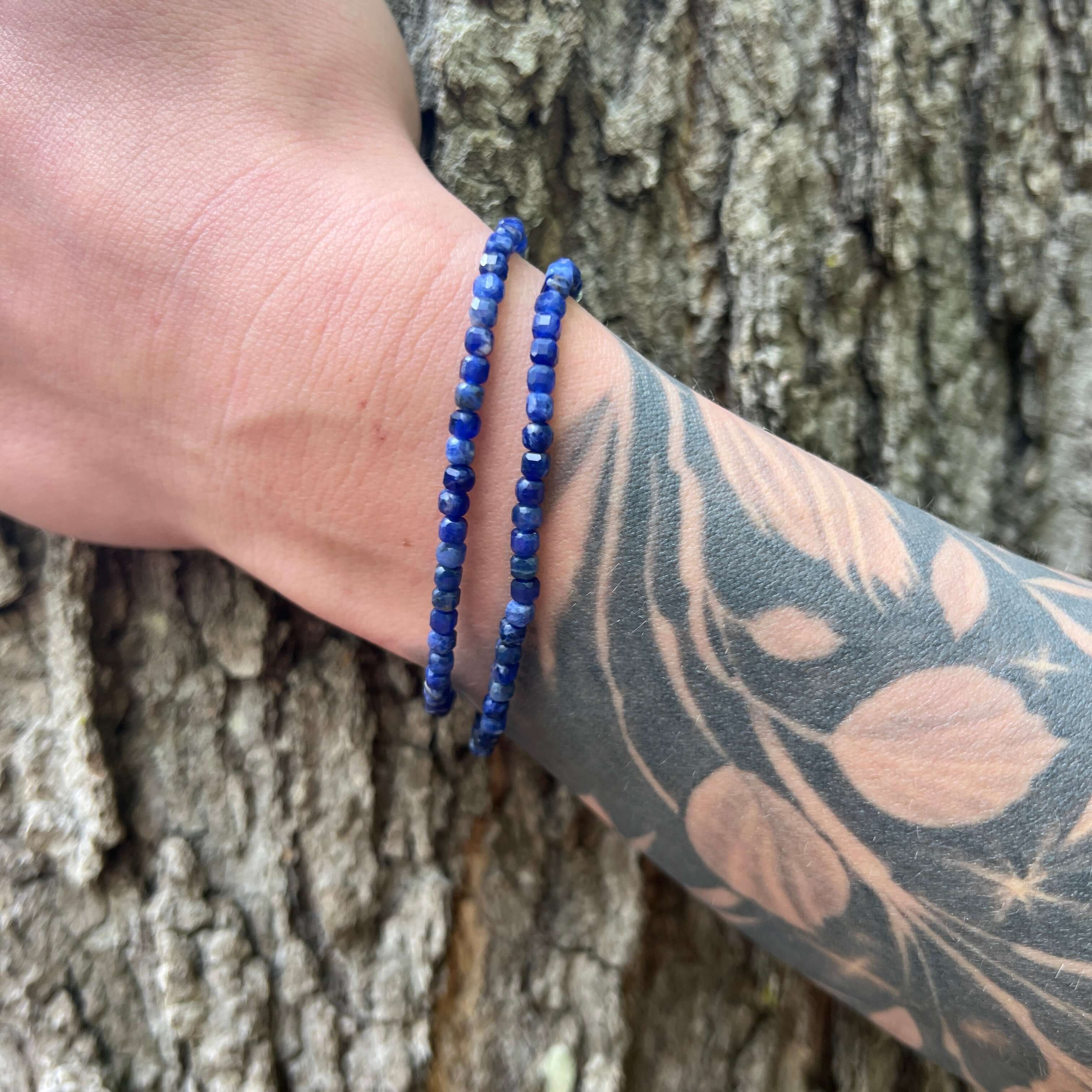 Sodalite Cube Bracelet - Subtle Radiance Collection