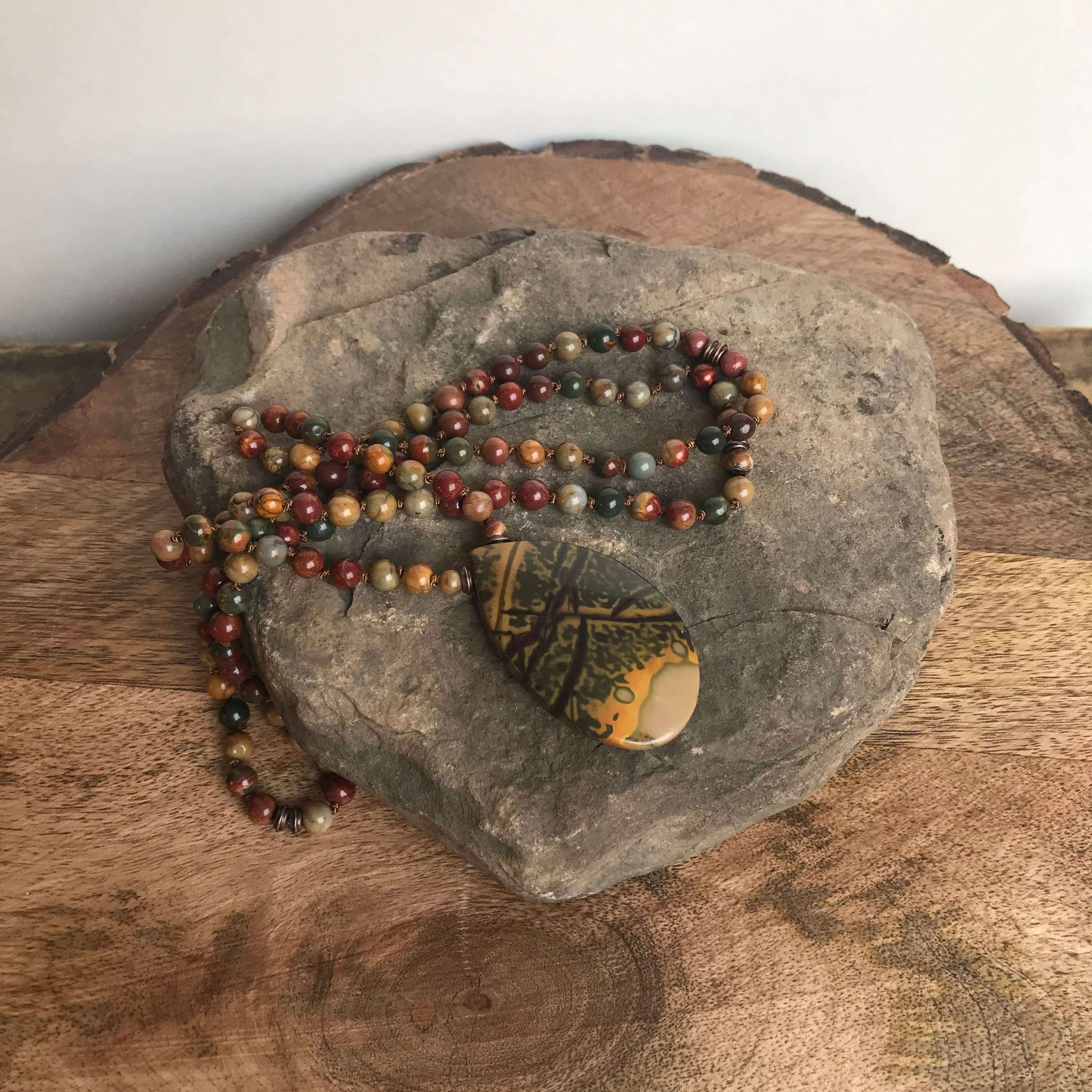 Design Your Own Custom Mala Design and build your own custom piece of jewelry! Work with our designer to create a unique, one-of-a-kind mala necklace made from high-quality crystals and gemstones. Handmade with authentic crystals and gemstones in Minneapo