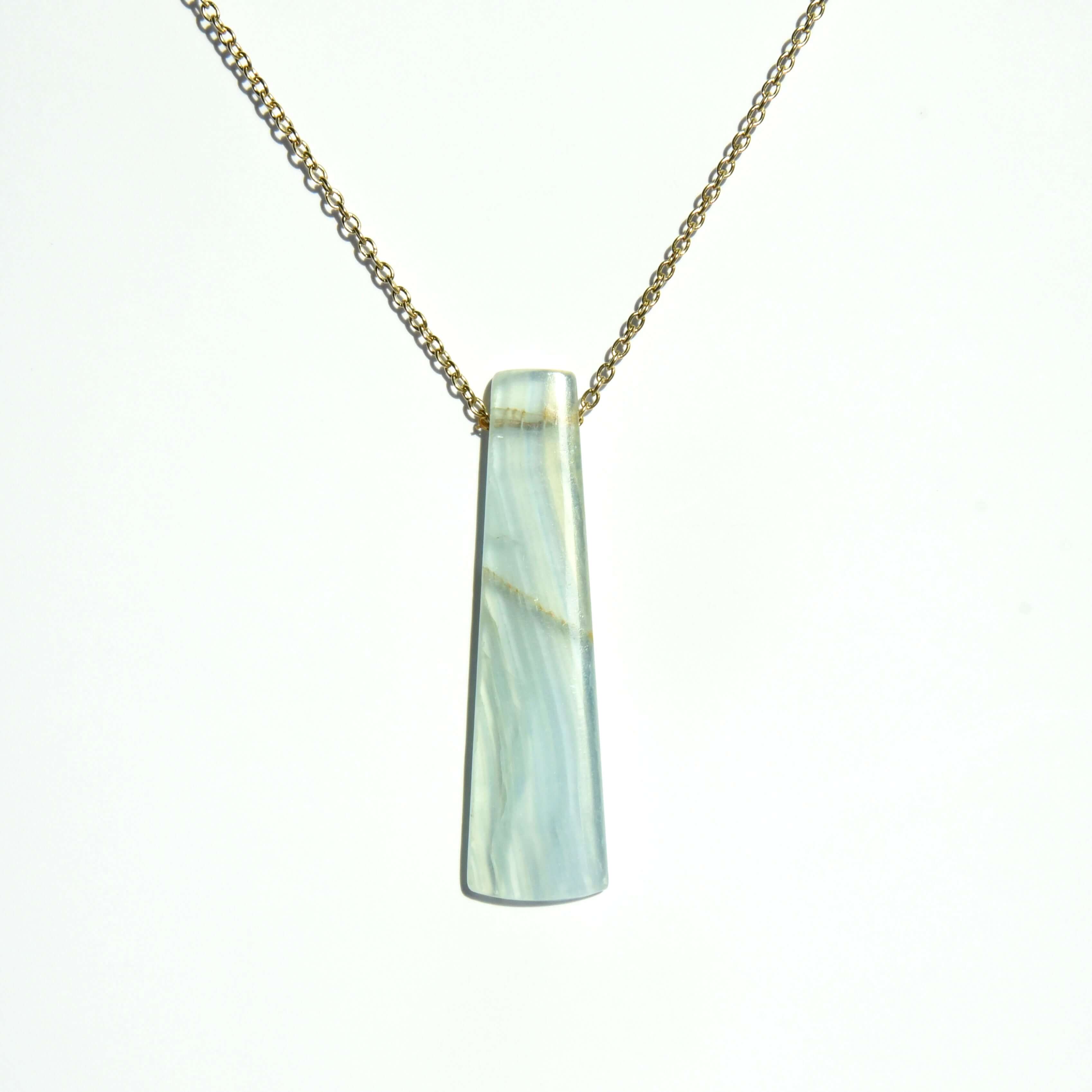 Lemurian Calcite Necklace