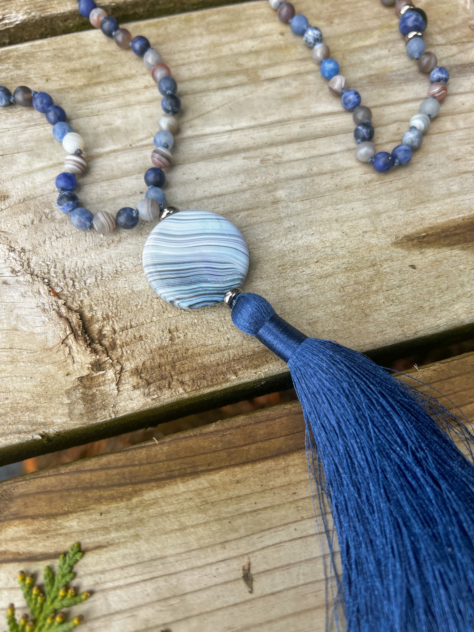 Ocean Current Mala Necklace