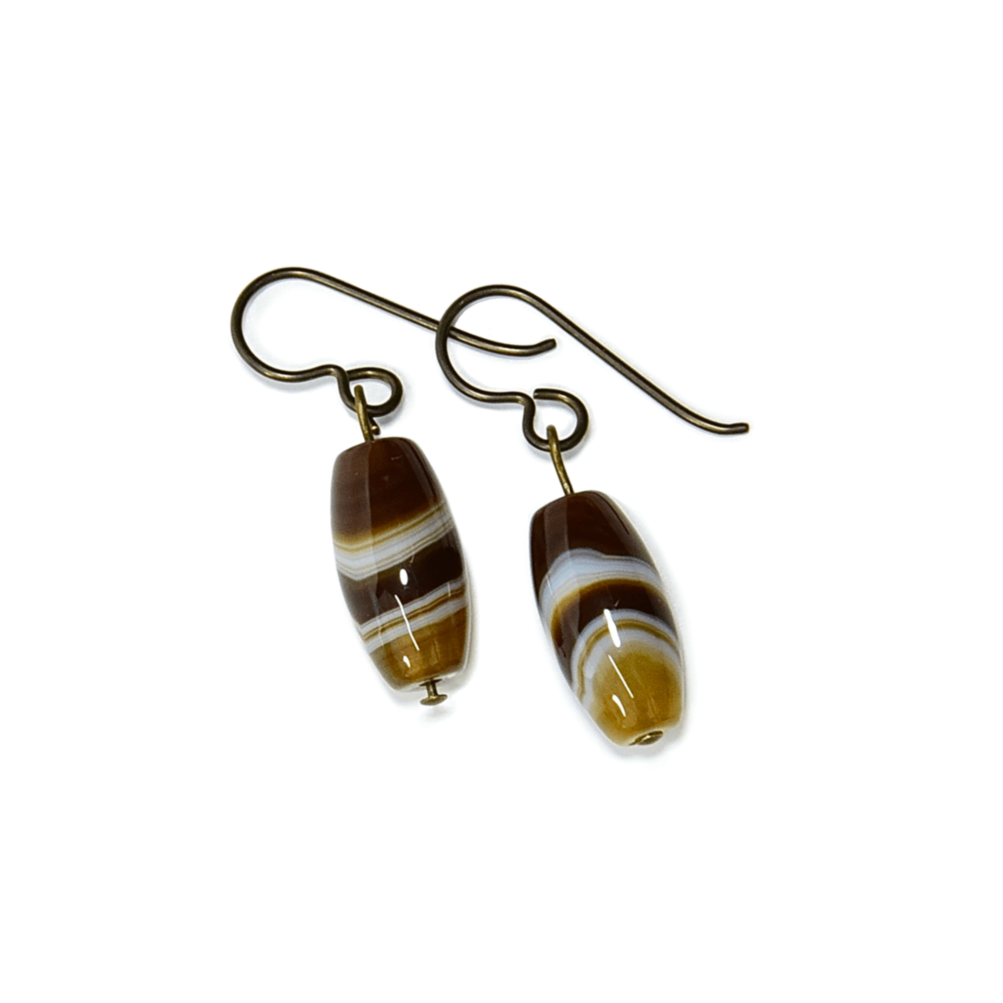 Tibetan Agate Earrings