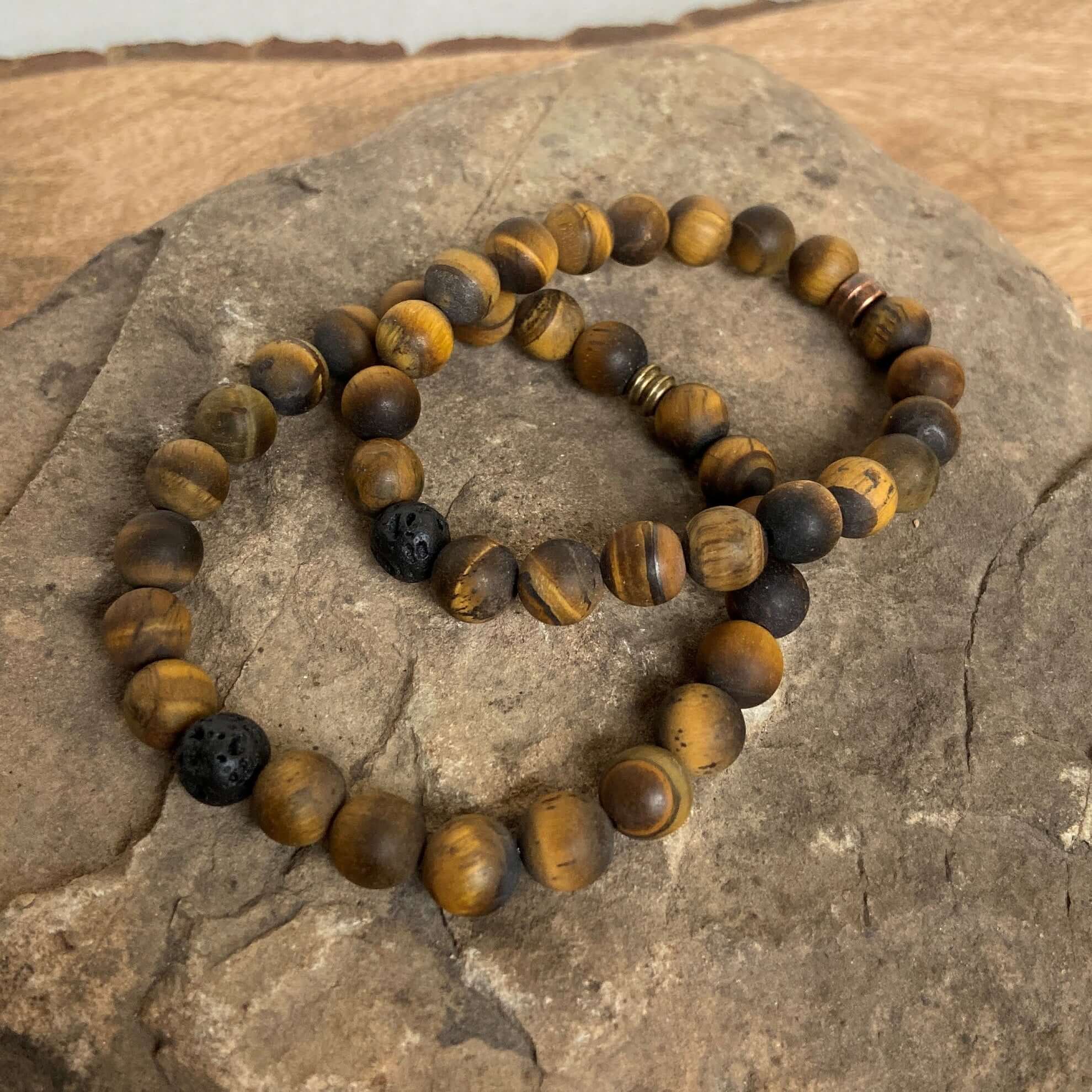 Matte Tiger Eye Bracelet