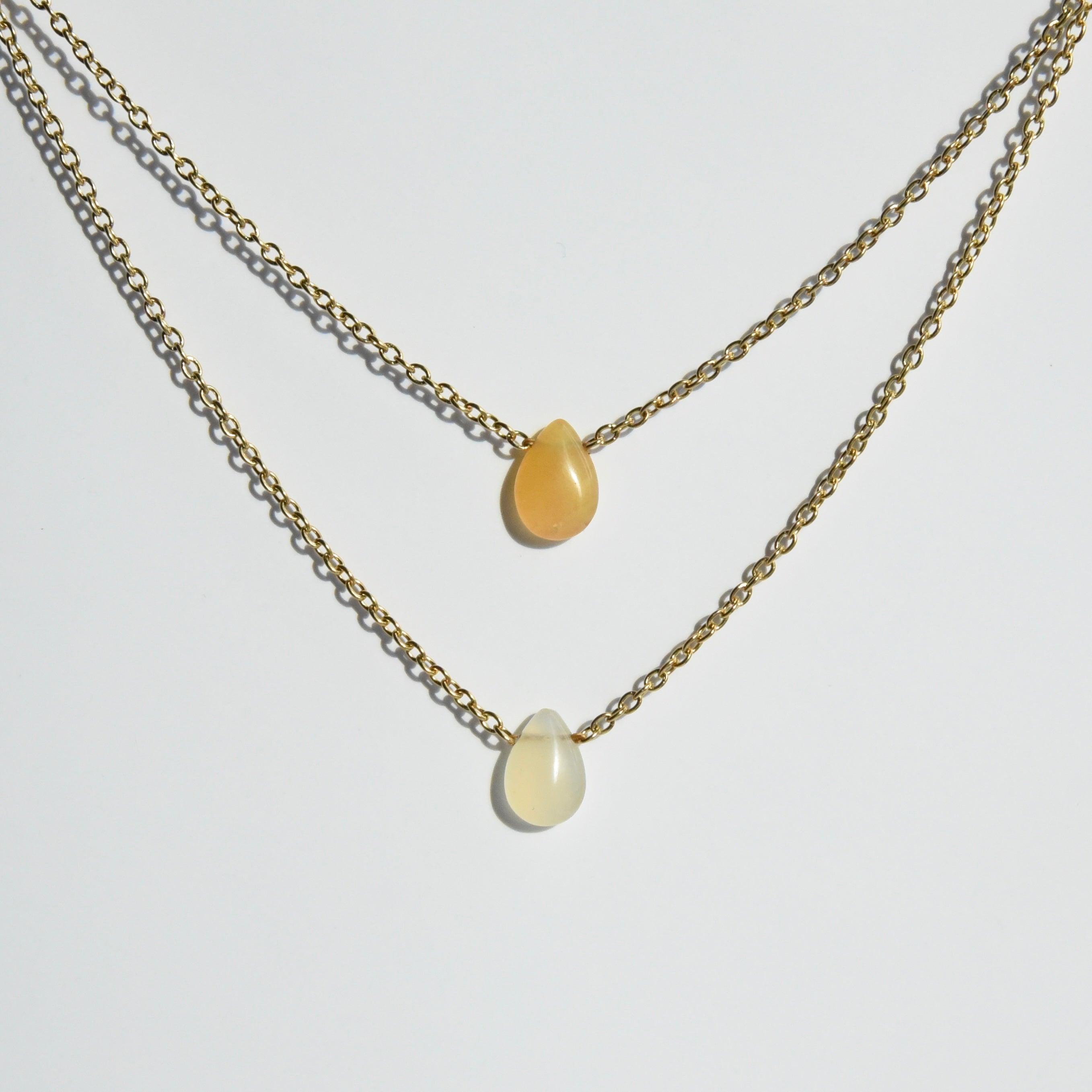 Yellow Opal Necklace