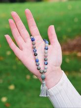 Load image into Gallery viewer, Sodalite and Jasper Mala Bracelet
