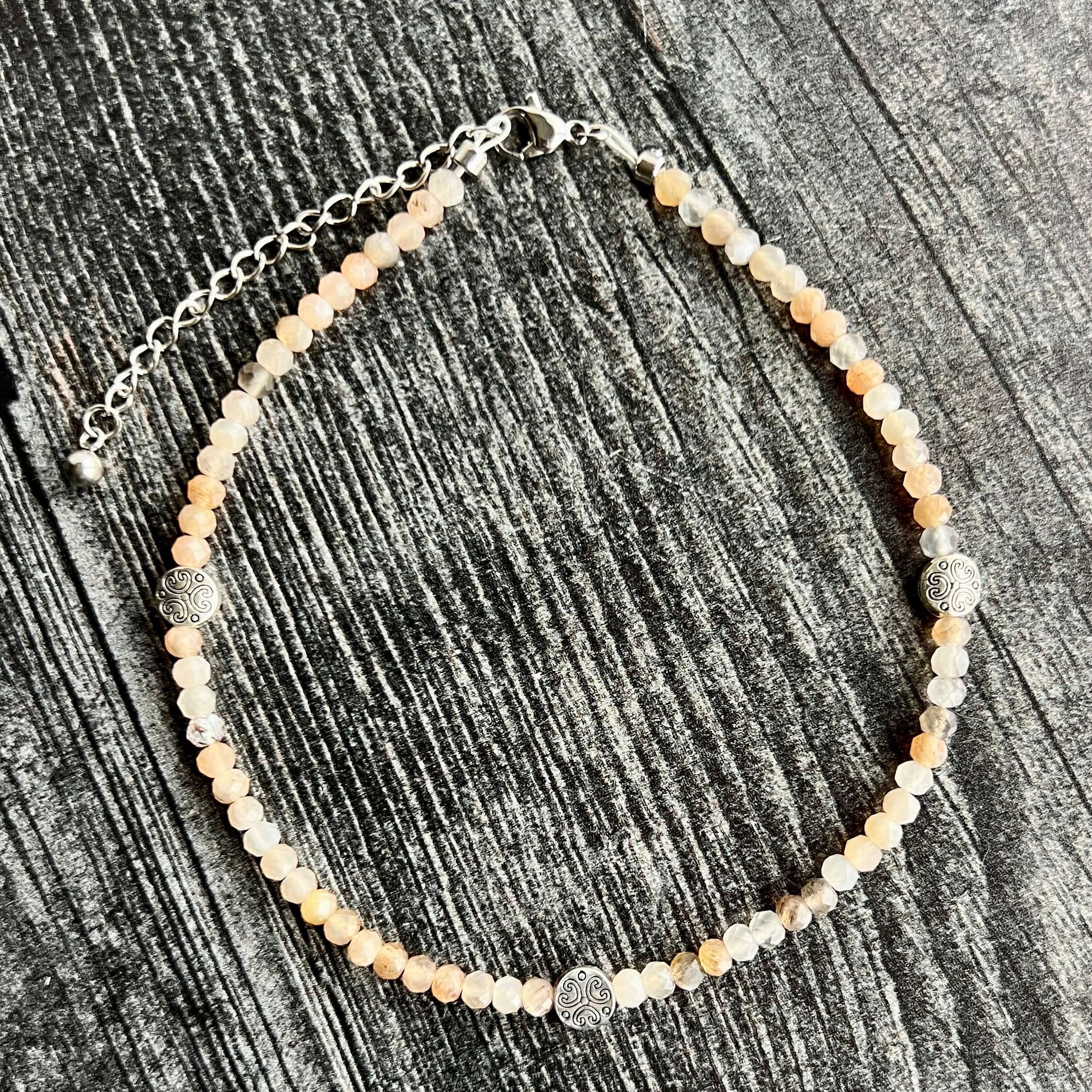Moonstone Anklet