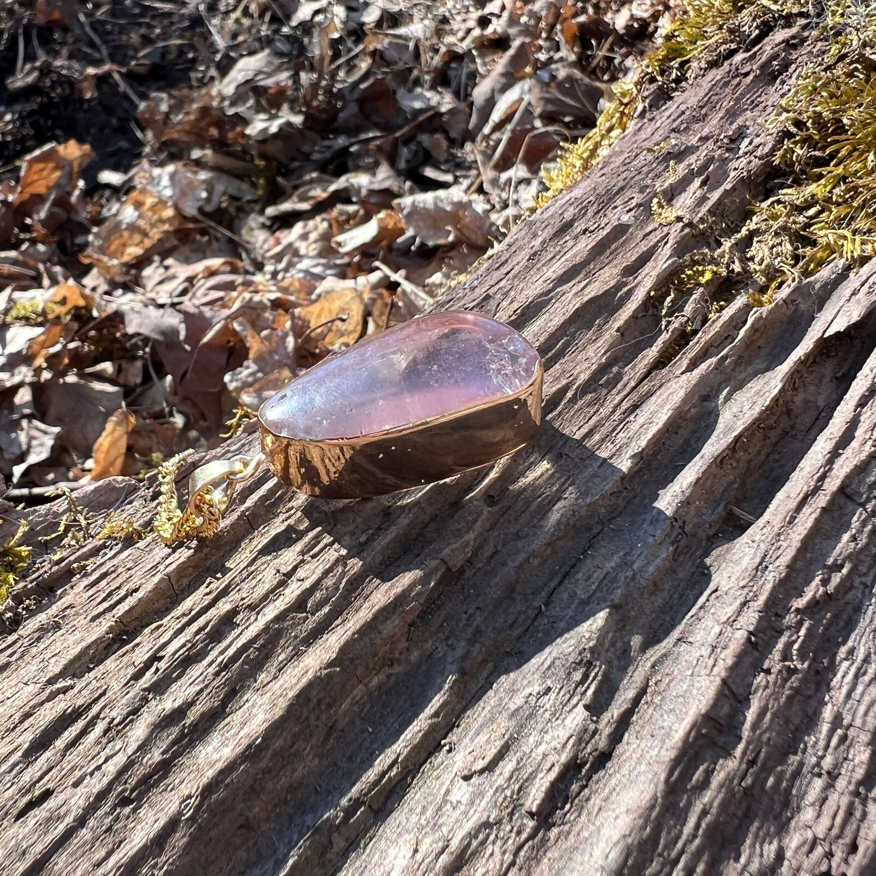 Rose Quartz Power Stone Necklace