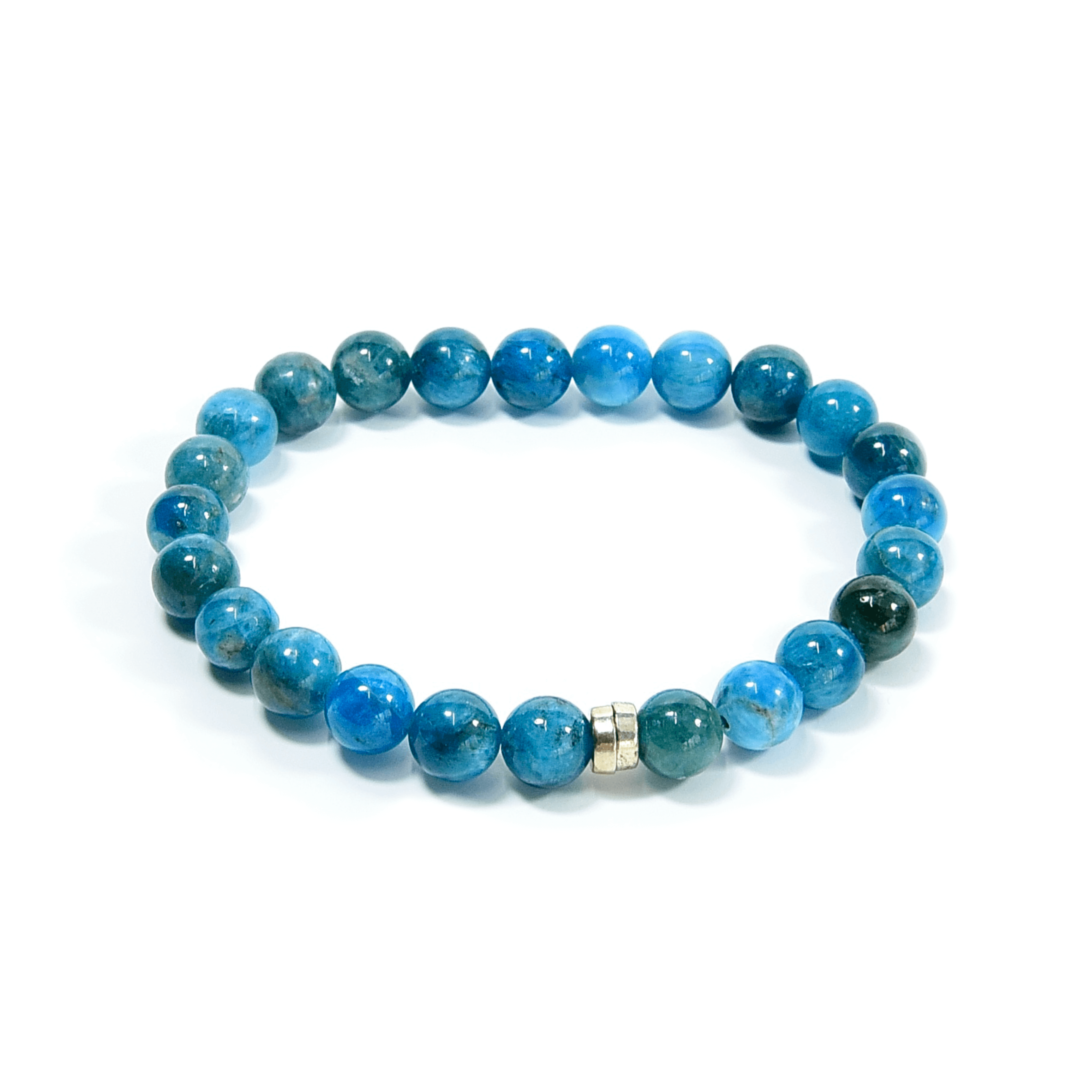Apatite Bead Bracelet