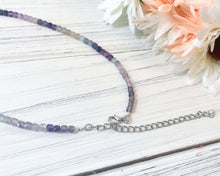 Load image into Gallery viewer, Rainbow Fluorite and Moonstone Necklace
