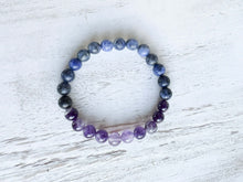 Load image into Gallery viewer, Amethyst and Sodalite Bracelet
