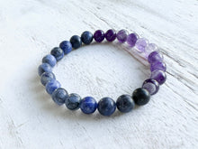 Load image into Gallery viewer, Amethyst and Sodalite Bracelet

