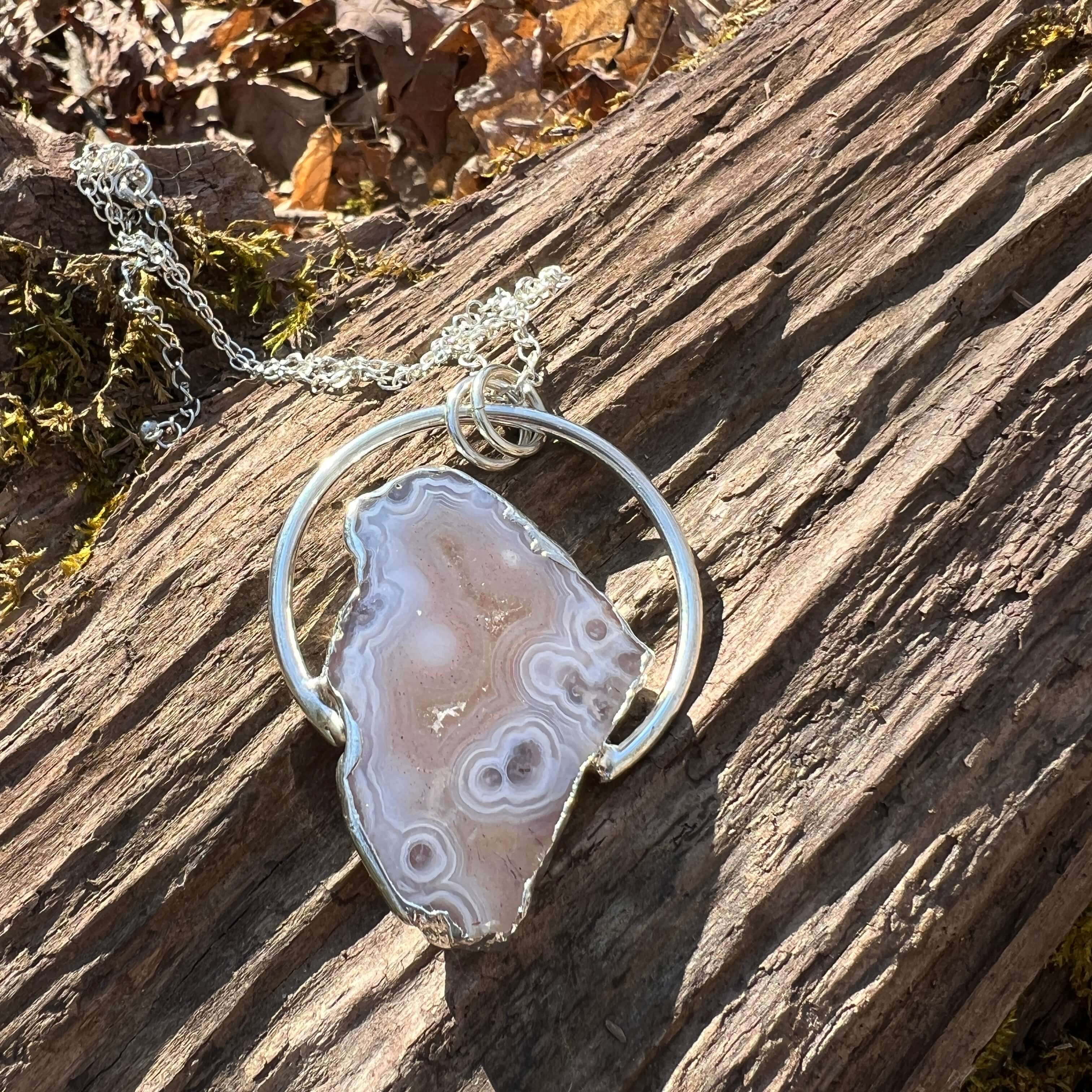 Moroccan Agate Power Stone Pendant