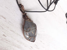 Load image into Gallery viewer, Purple Labradorite Wire Wrapped Pendant
