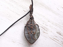Load image into Gallery viewer, Purple Labradorite Wire Wrapped Pendant
