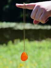 Load image into Gallery viewer, Carnelian Slice Necklace
