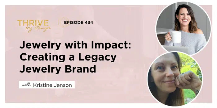 Image from the Thrive by Design podcast featuring Kristine Jenson