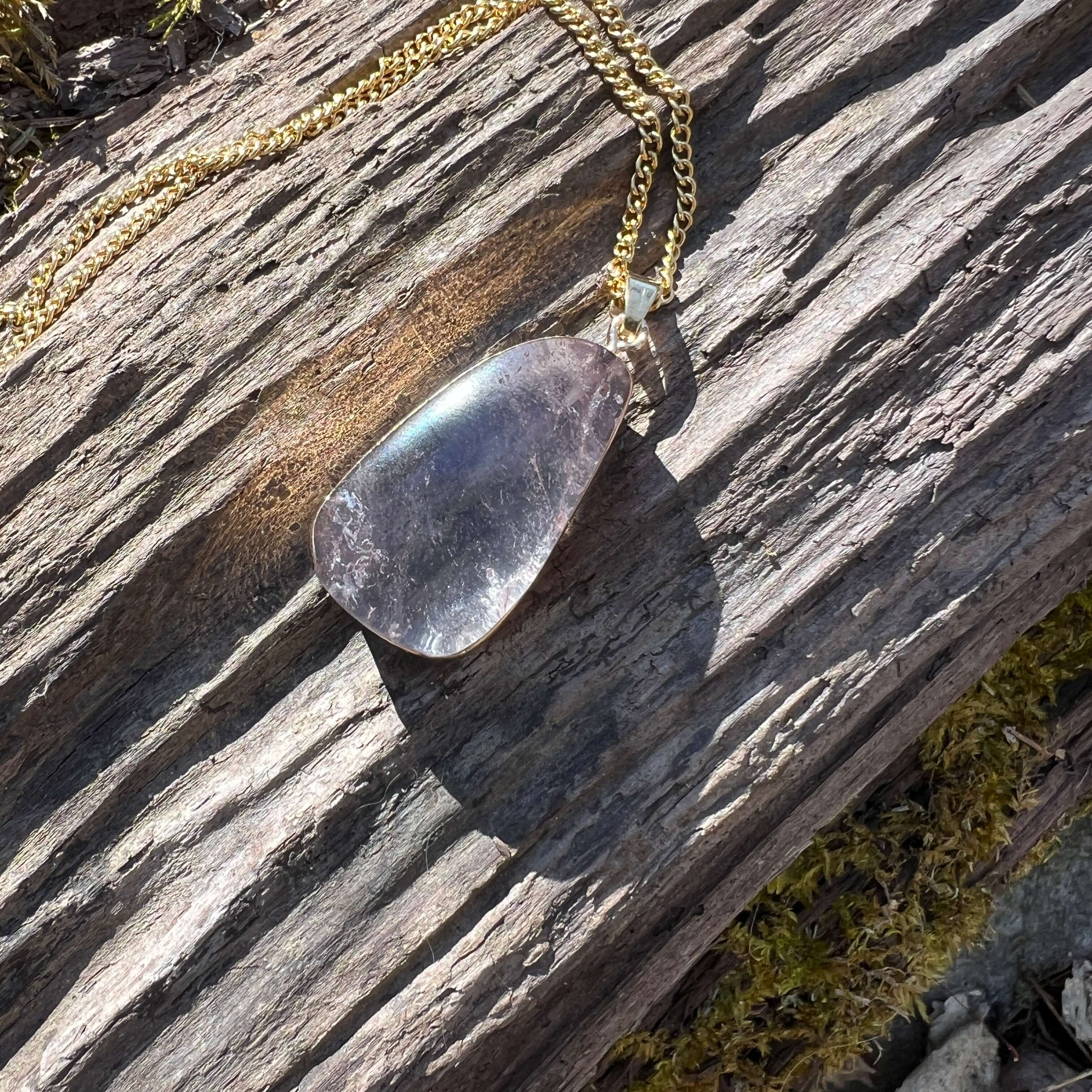 Rose Quartz Power Stone Necklace