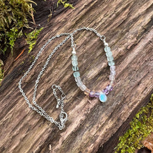 Load image into Gallery viewer, Fluorite and Moonstone Necklace
