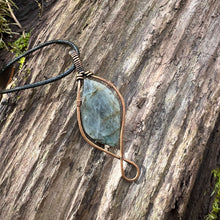 Load image into Gallery viewer, Labradorite Wire Wrapped Pendant
