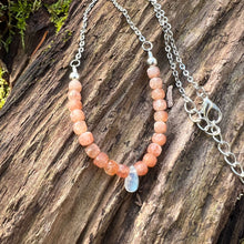 Load image into Gallery viewer, Sunstone and Moonstone Necklace
