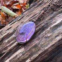 Load image into Gallery viewer, Amethyst Wire Wrapped Pendant
