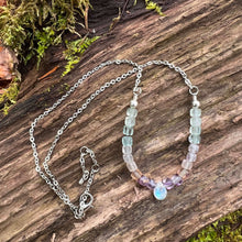Load image into Gallery viewer, Fluorite and Moonstone Necklace

