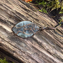 Load image into Gallery viewer, Purple Labradorite Wire Wrapped Pendant
