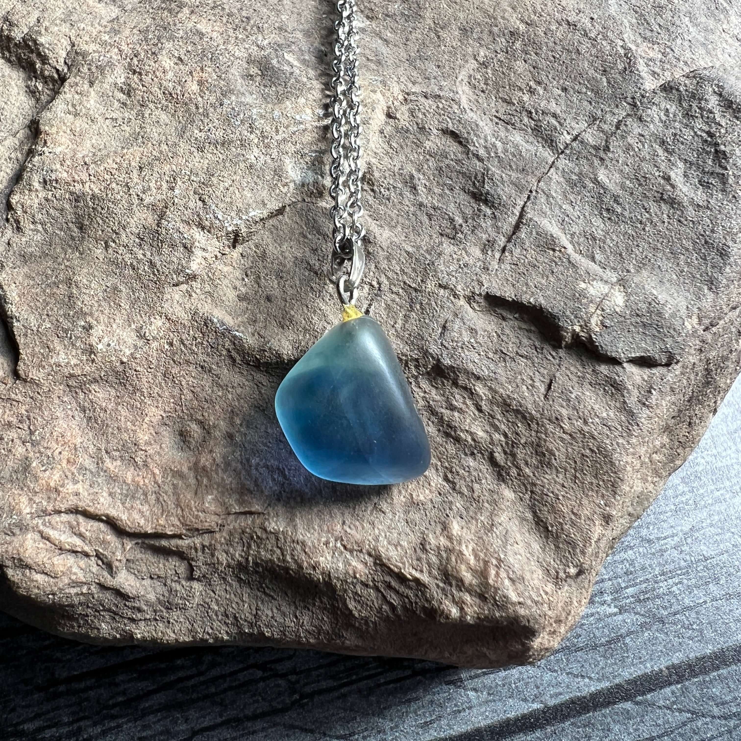 Fluorite Pebble Necklace