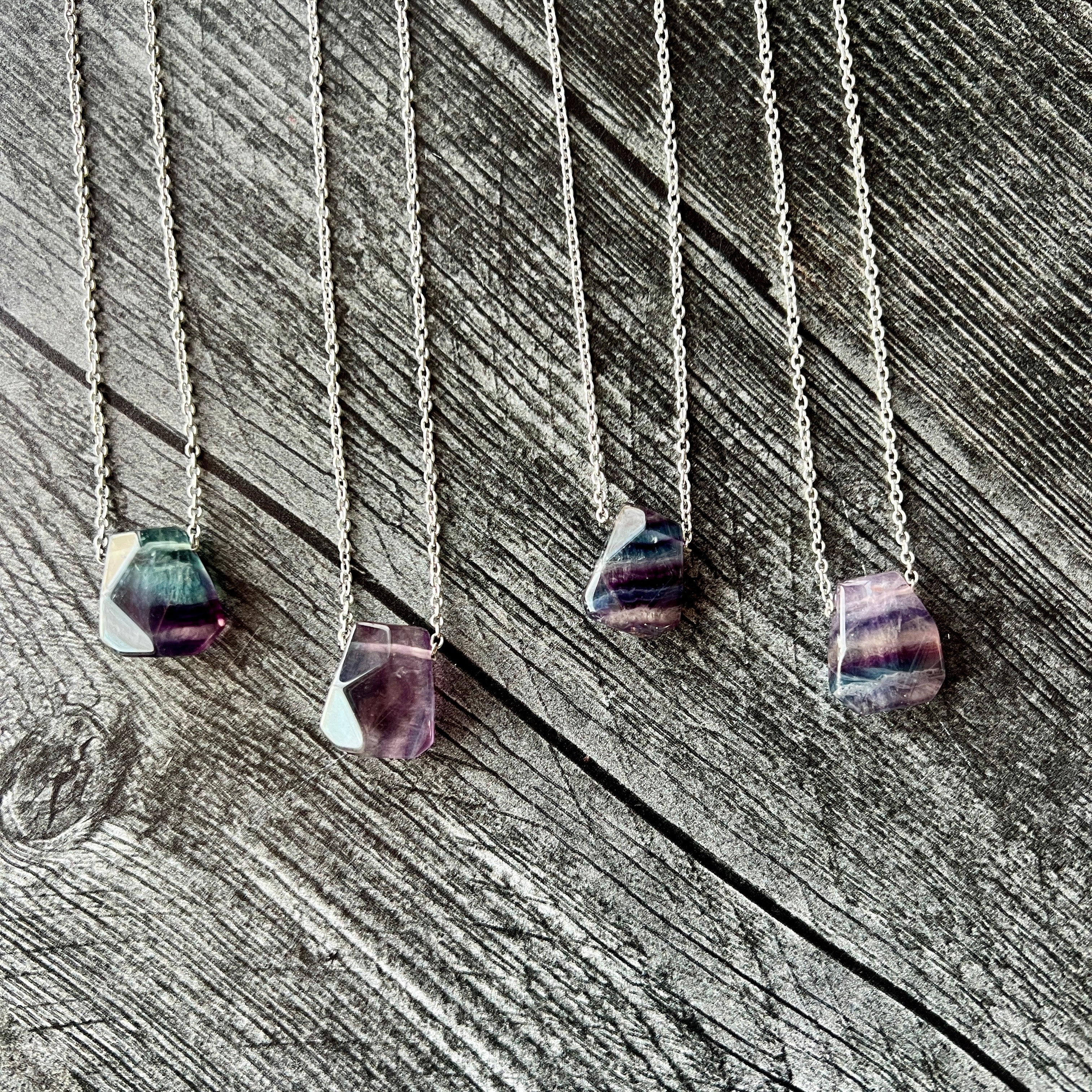 Fluorite Geo Necklace