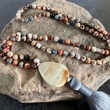 Load image into Gallery viewer, Ancient Cellar Black Agate Mala
