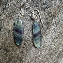 Load image into Gallery viewer, Fluorite Earrings - Oval
