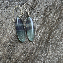 Load image into Gallery viewer, Fluorite Earrings - Oval
