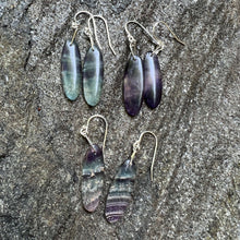Load image into Gallery viewer, Fluorite Earrings - Oval
