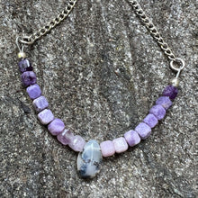 Load image into Gallery viewer, Opal and Fluorite Necklace
