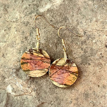 Load image into Gallery viewer, Red Creek Jasper Circle Earrings
