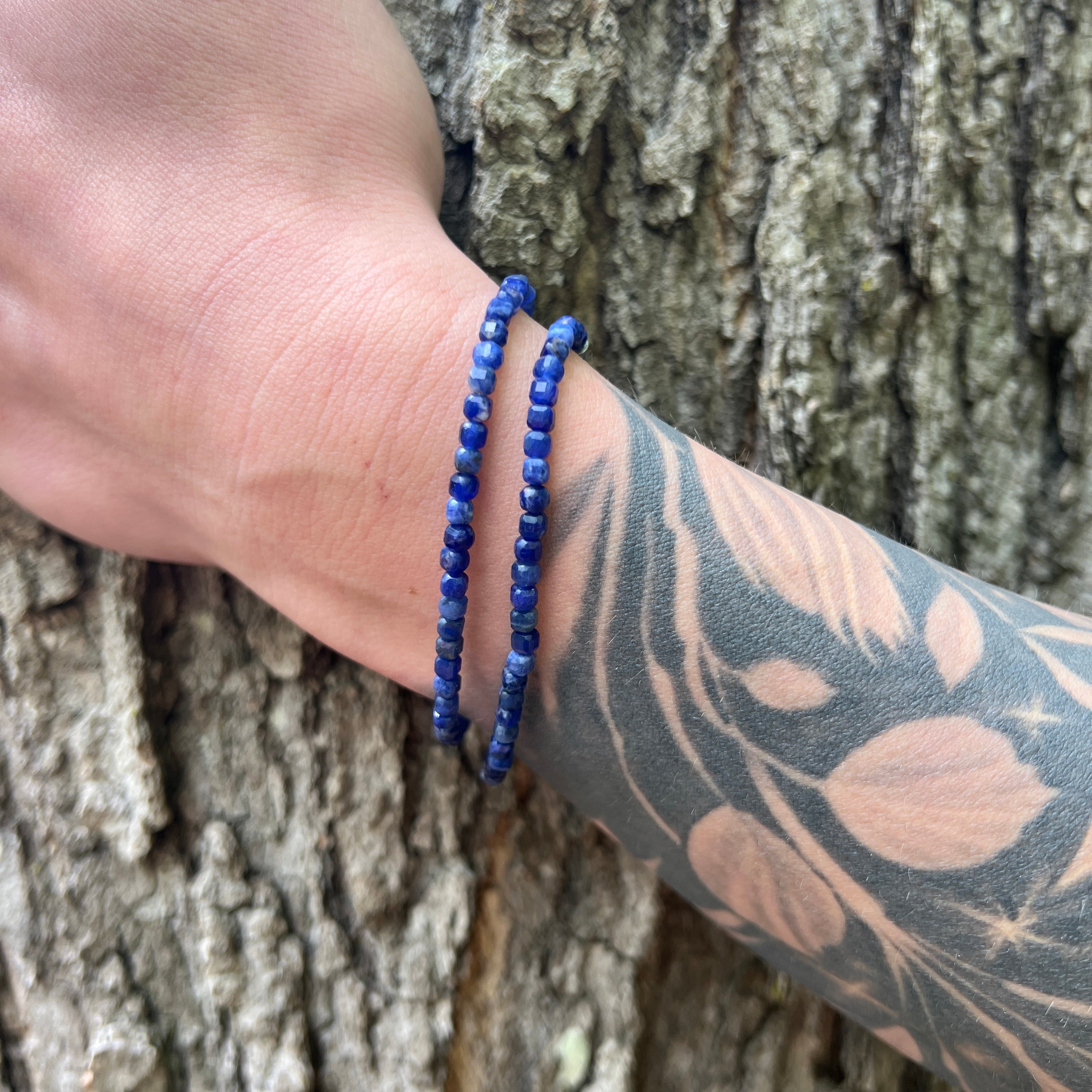 Sodalite Cube Bracelet - Subtle Radiance Collection