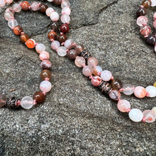 Load image into Gallery viewer, Cherry Blossom Agate Mala

